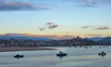 View of the San Vicente Estuary in the evening