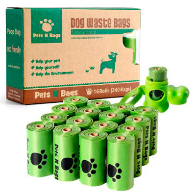 Poop bags for dogs