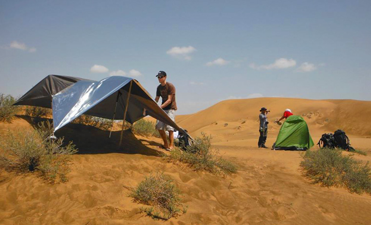 Shelter in the desert