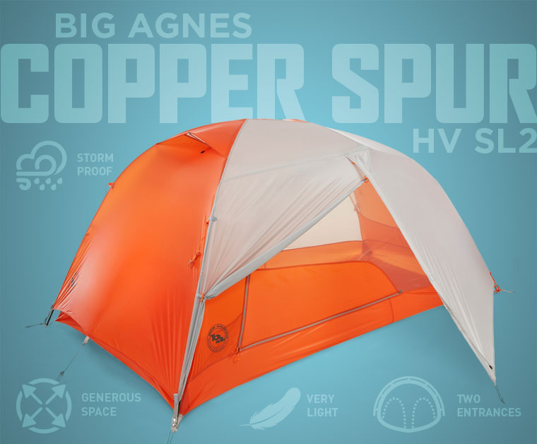 Big Agnes Copper Spur HV SL2 backpacking tent