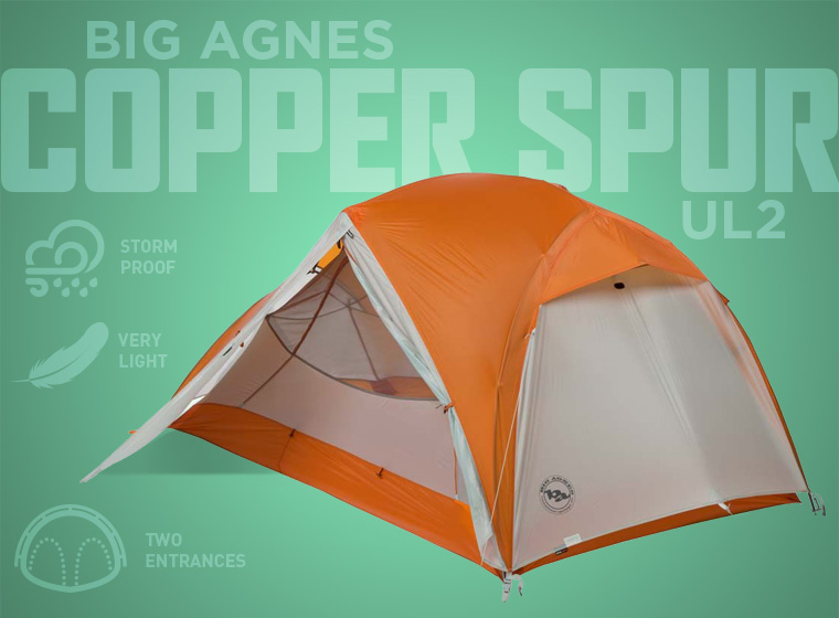 Big Agnes Copper Spur UL2 lightweight backpacking tent