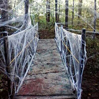 Halloween fake cobwebs
