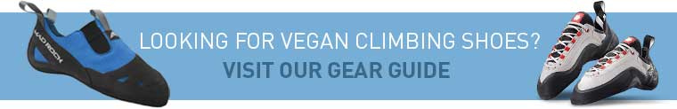 Vegan climbing shoes gear banner