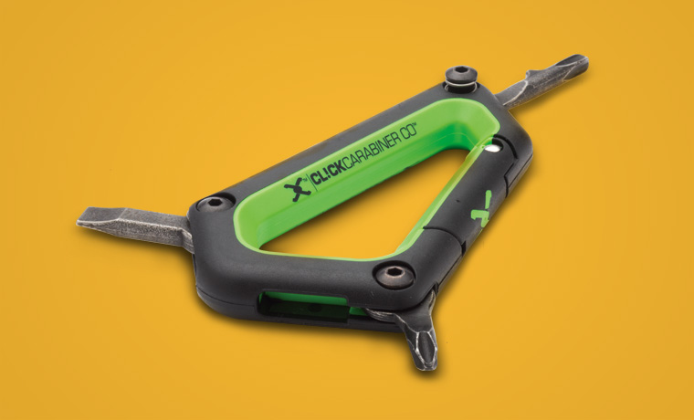 Click ski carabiner tool