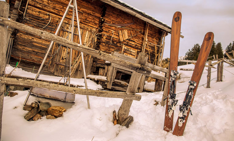 Wooden Unique Skis