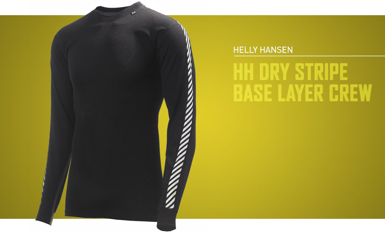 Helly Hansen HH Dry Stripe Base Layer Crew