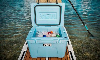 One of the best camping coolers on a boat