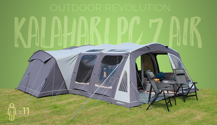 Outdoor Revolution Kalahari PC 7.0 Air Tent (sleeps 11)