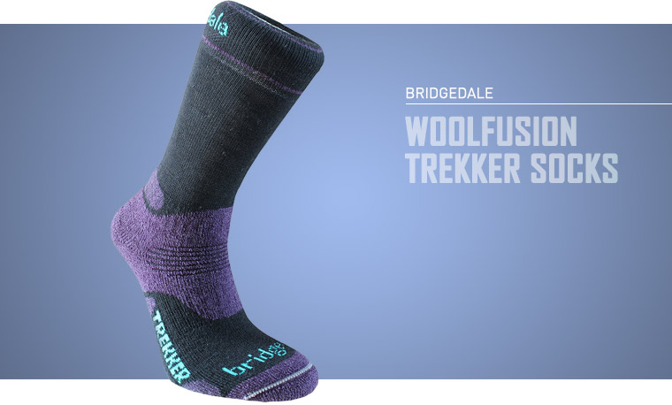 Womens Bridgedale WoolFusion Trekker Socks