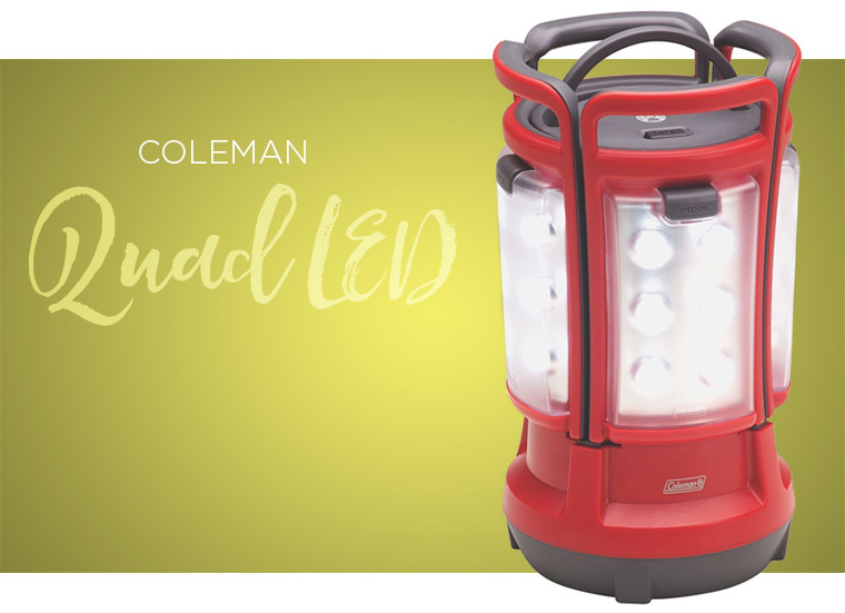 Coleman Quad LED camping lantern