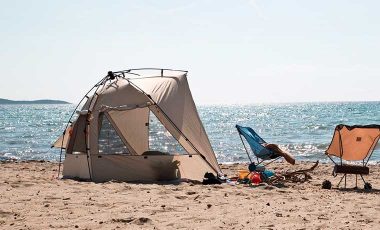 one of the best beach tents on the beach
