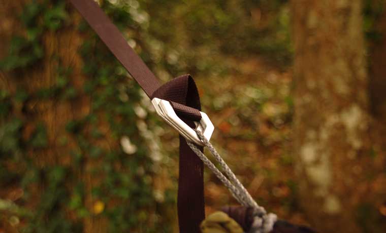 Suspension straps of hammock