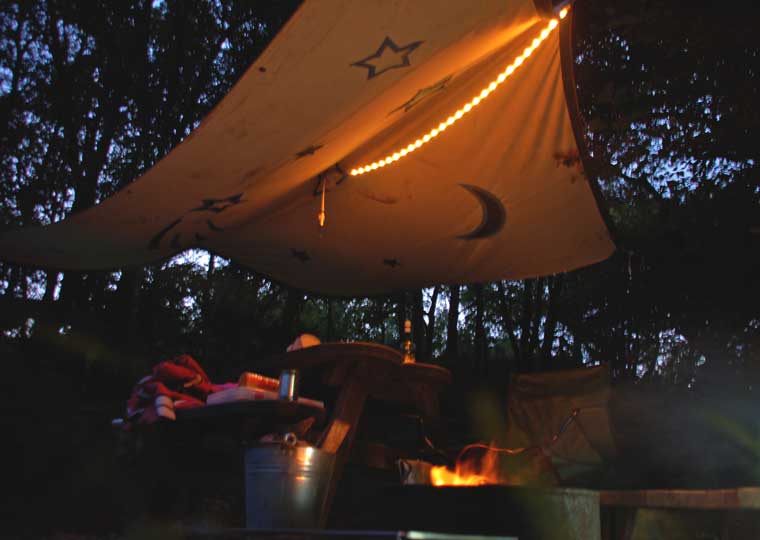 Fireside canopy