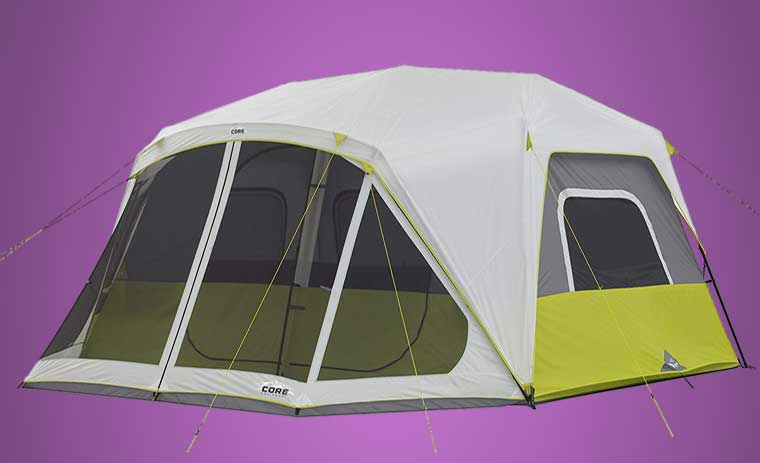 CORE 10 Person Instant Cabin Tent with Screen Room