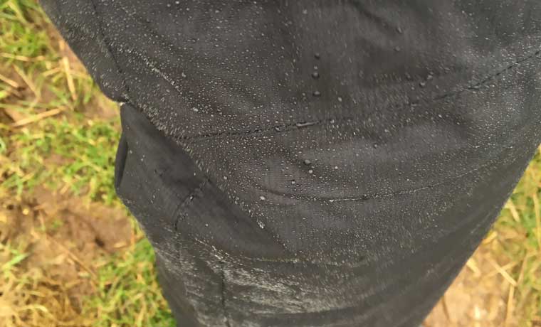 Fabric of waterproof pants