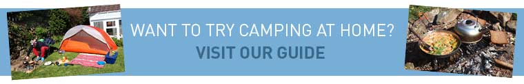 Backyard camping banner