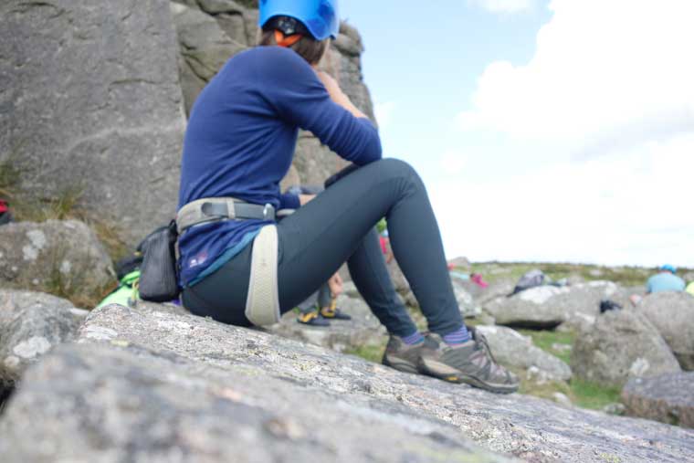 Rock Climber Mountain Bouldering I Alpaca Climbing Gear  Leggings for Sale  by jausn95