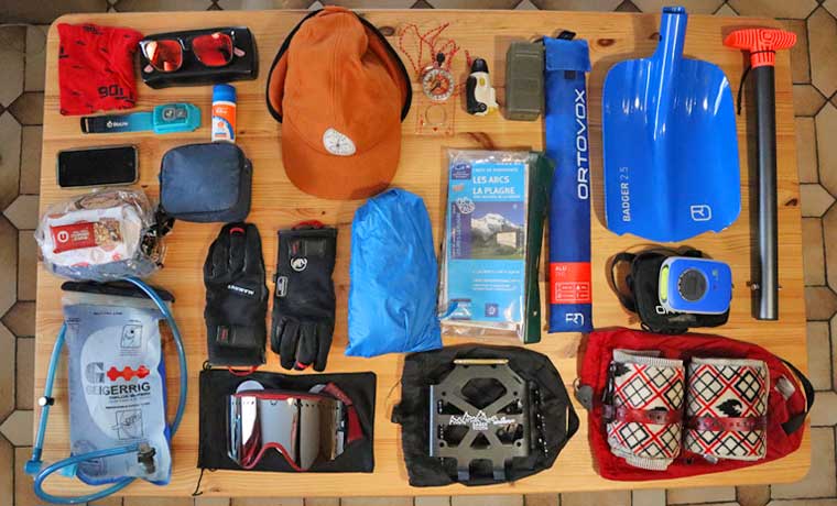 What to pack for splitboarding