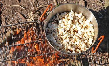 Campfire popcorn