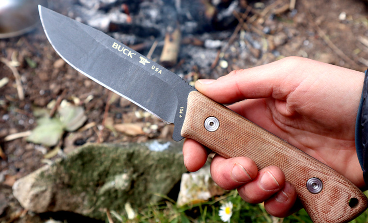 Buck Compadre Knife in hand