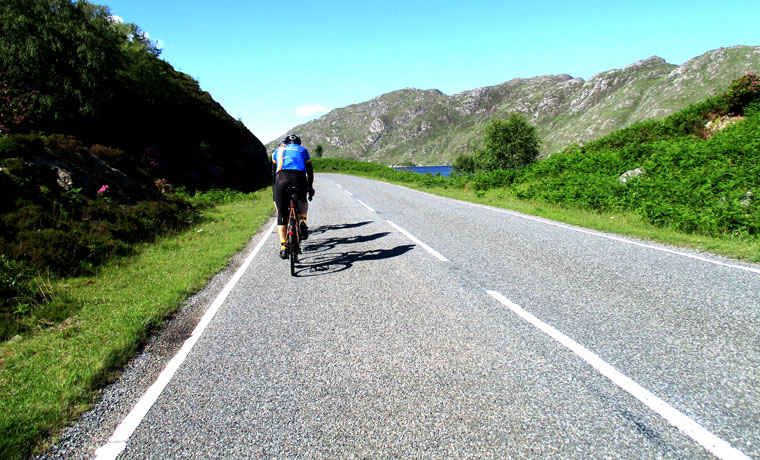Cycling on scottish roads