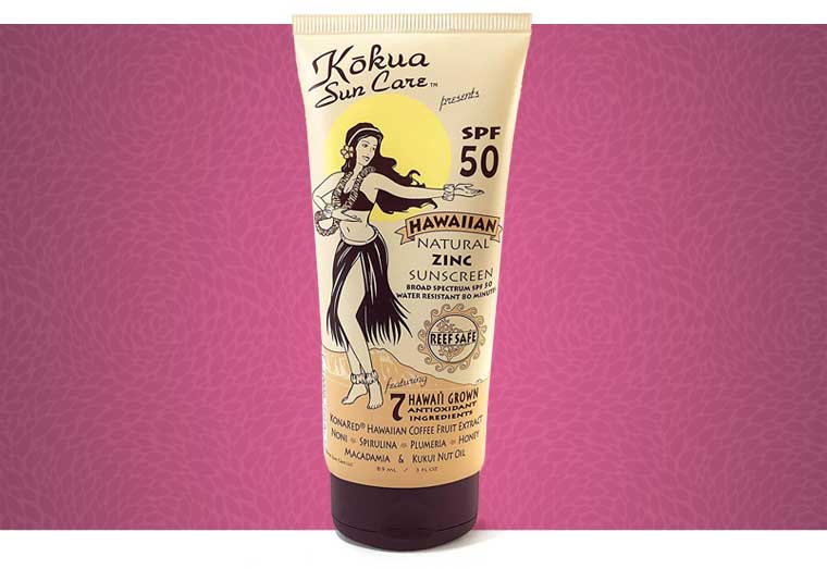 Kokua Sun Care Hawaiian Natural Zinc Sunscreen SPF 50