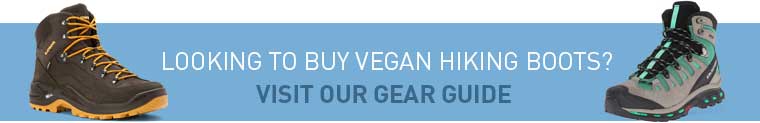 Vegan hiking boots gear banner