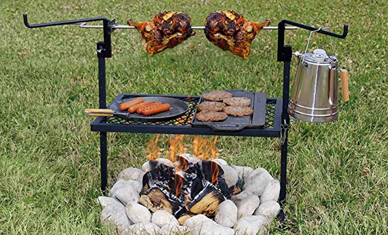 Rotisserie Grill and Spit
