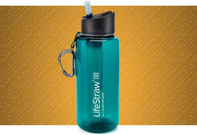 Lifestraw Go water bottle for hiking