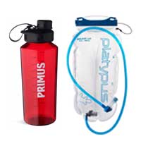 Water bottle and bladder