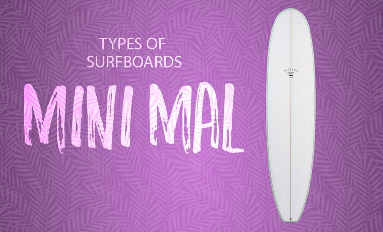 Mini mal surfboard