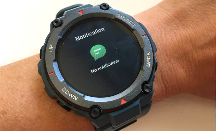 Notifications on smartwatch