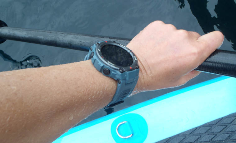 Paddleboarding in watch