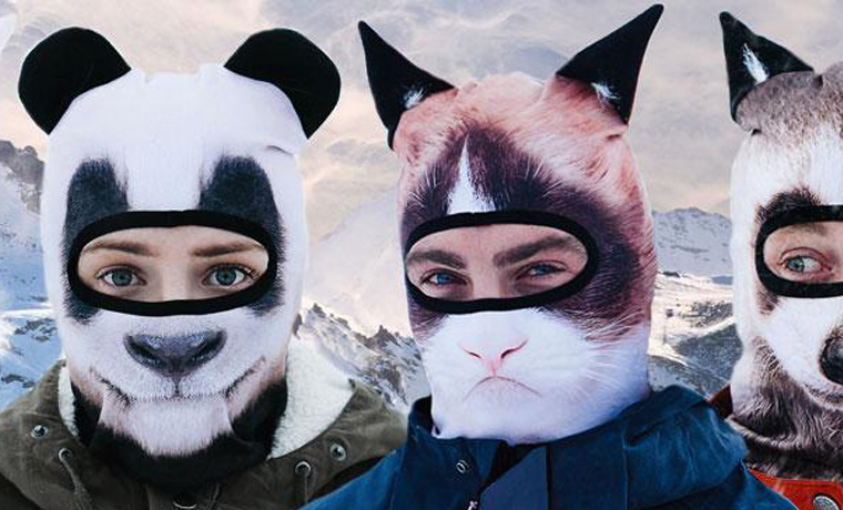 Animal ski masks
