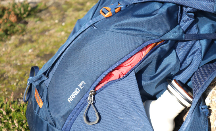 Backpack front pocket