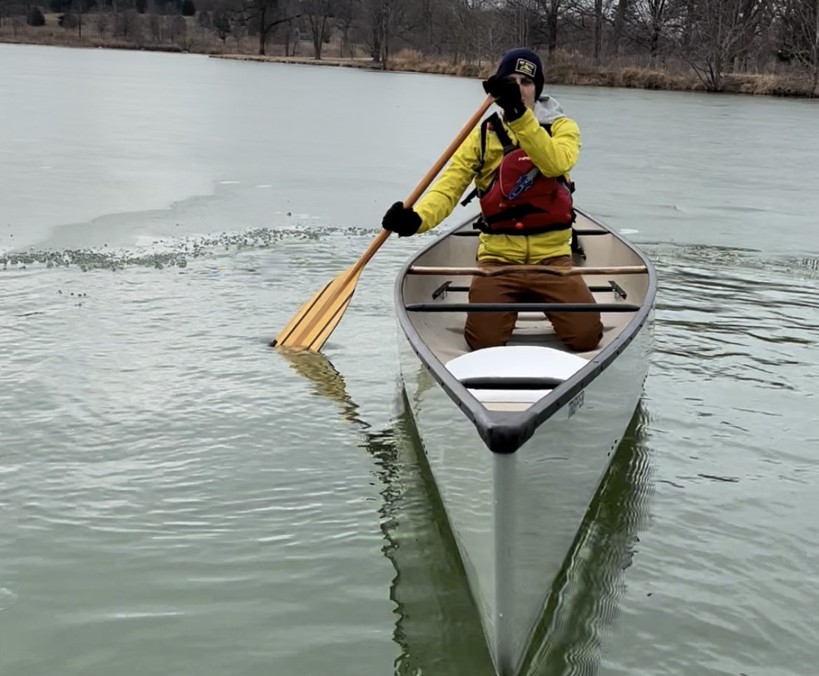 Canoeing J-stroke 1