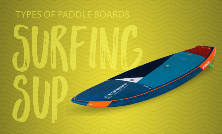 Surfing paddle board