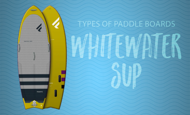 Whitewater paddle board